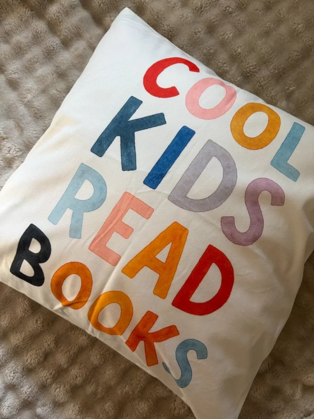 Classroom Pillow Cover Double Sided Reading Nook Book Lover Teacher Gift class